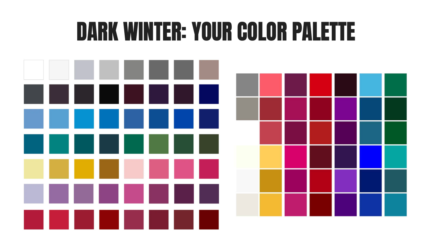 Dark Winter Color Season